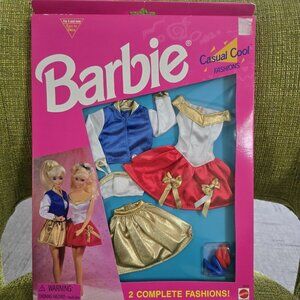 Vintage 1993 BARBIE Casual Cool Fashions SET OF 2 Clothing Outfits